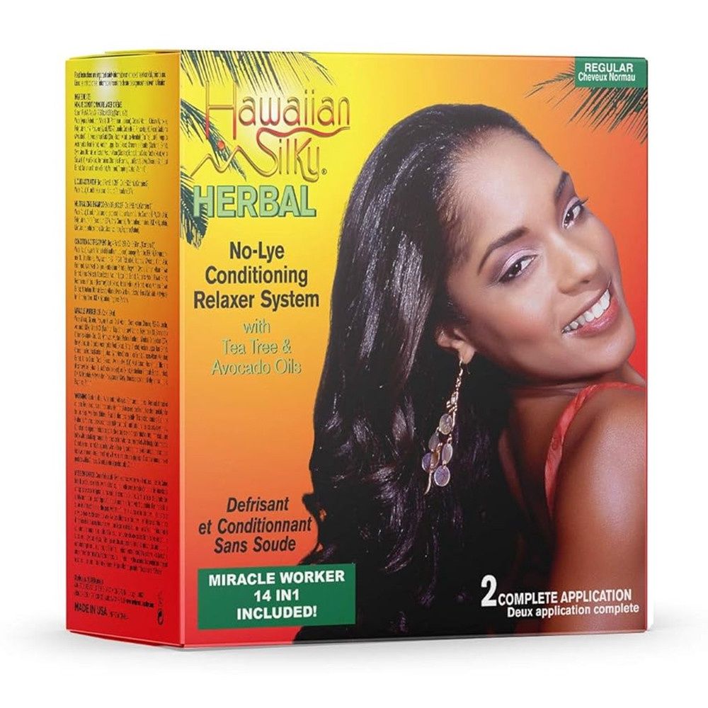 Hawaiian Silky Herbal Relaxer - 2 Applications, Hold Type: Regular