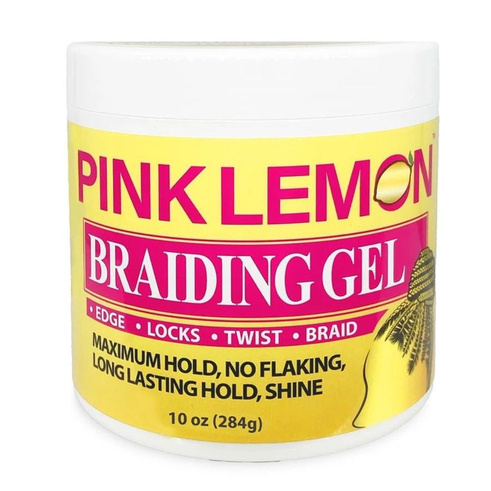 Pink Lemon Braiding Gel, Size: 5oz