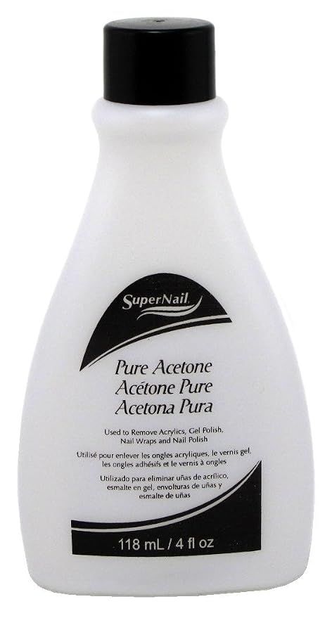 Supernail Pure Acetone, Size: 4oz