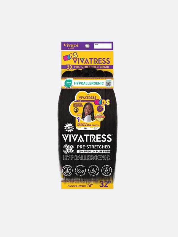 Vivatress 32" Kid Pre-Stretched Braiding Hair