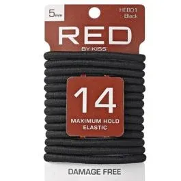 RED - Ponytail holder Elastic