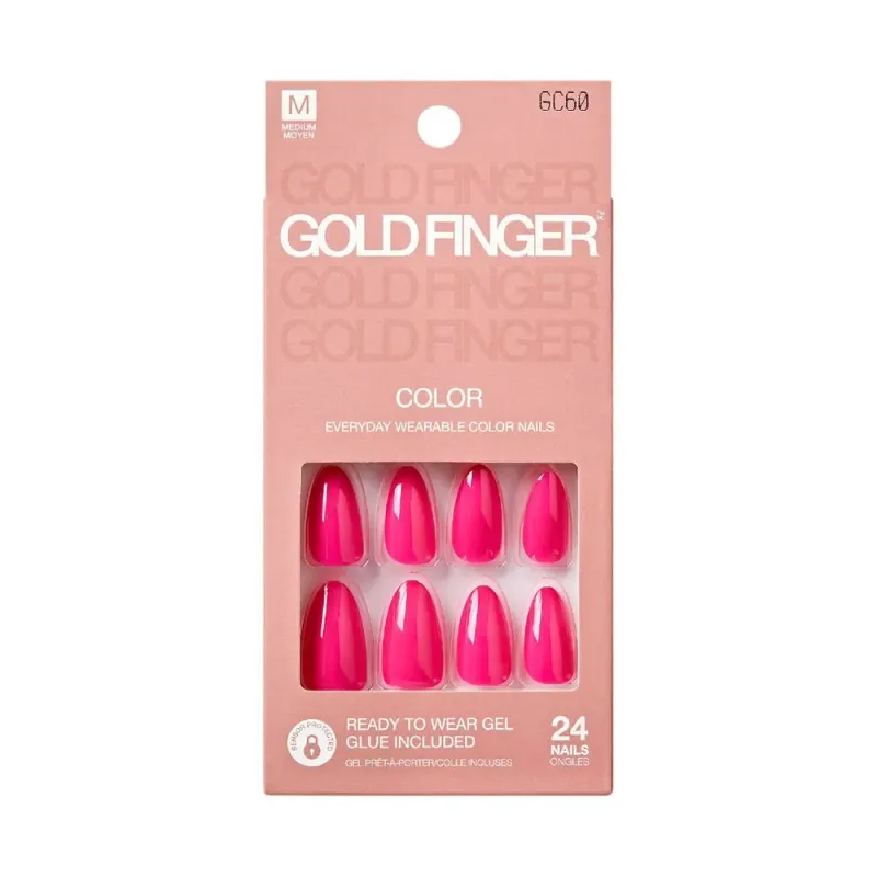 Gold Finger - Color - Press On Nails