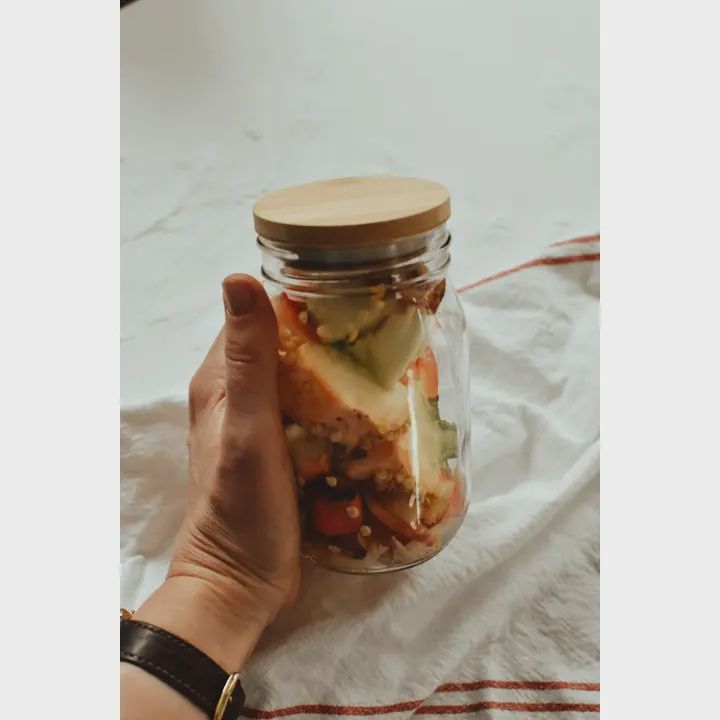 Bamboo Jar Lid, Style: Regular
