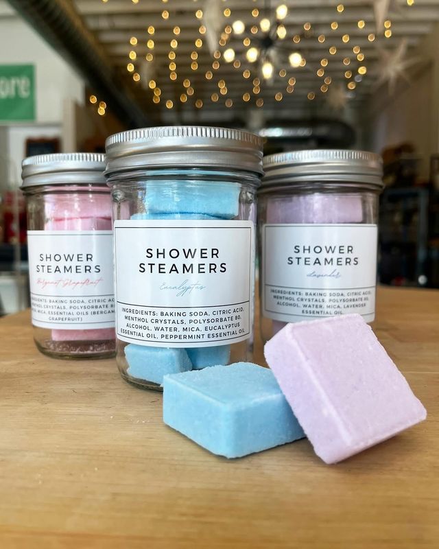 Shower Steamers in a Jar