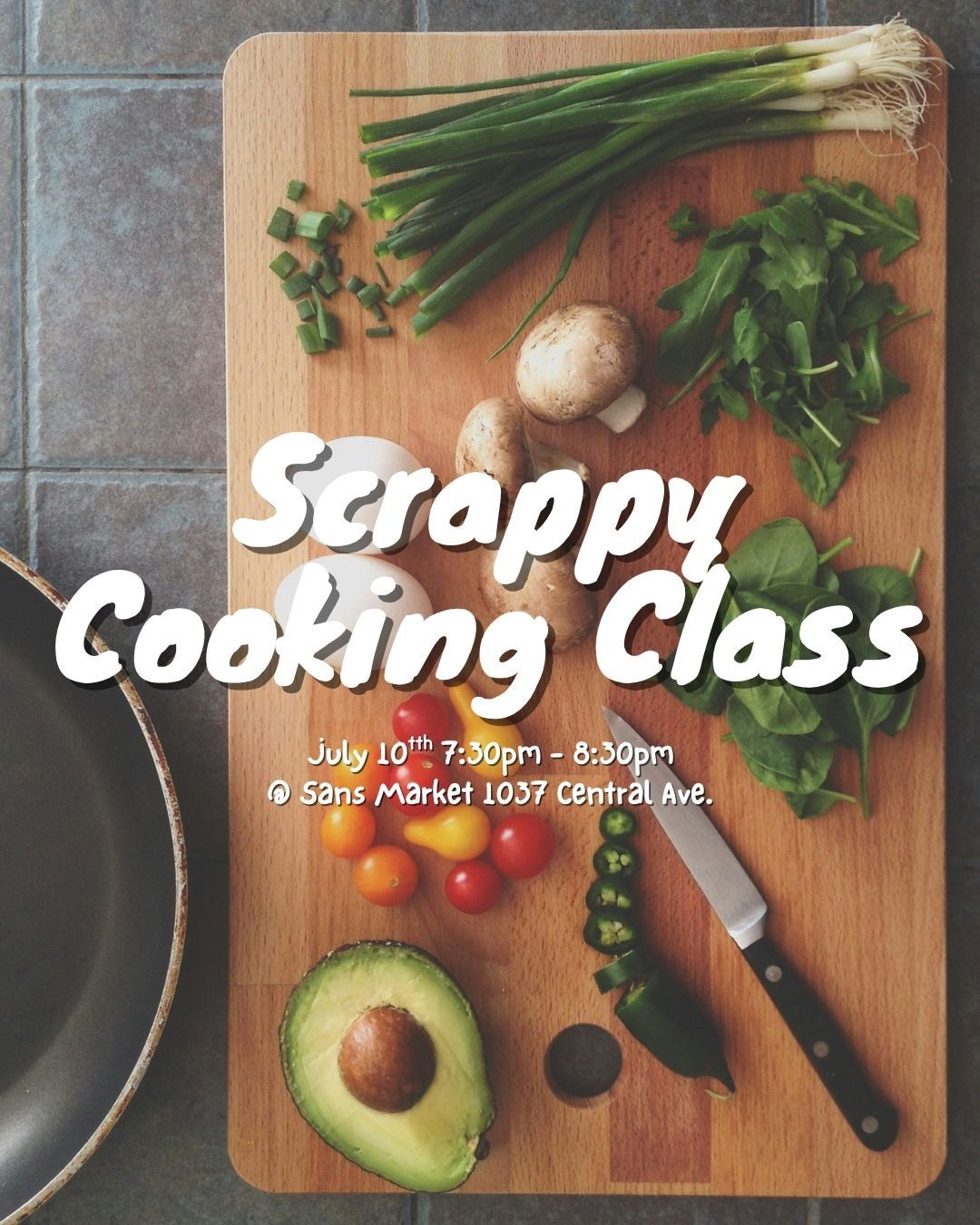 Scrappy Cooking Class Ticket
