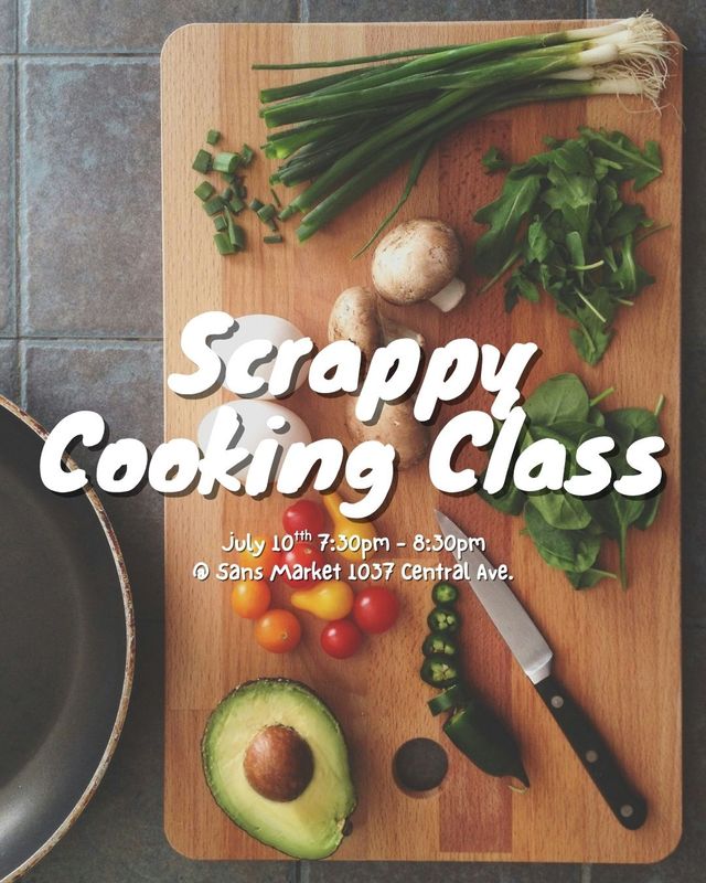 Scrappy Cooking Class Ticket