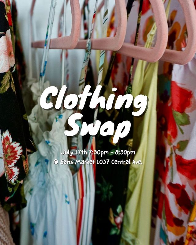 Quarterly Clothing Swap Ticket