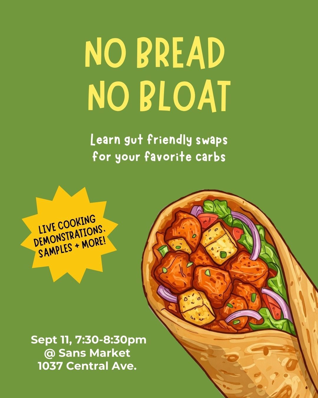 No Bread No Bloat Class