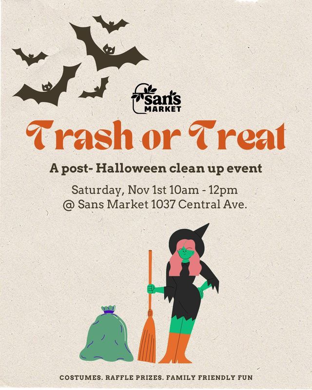 Trash or Treat Clean Up