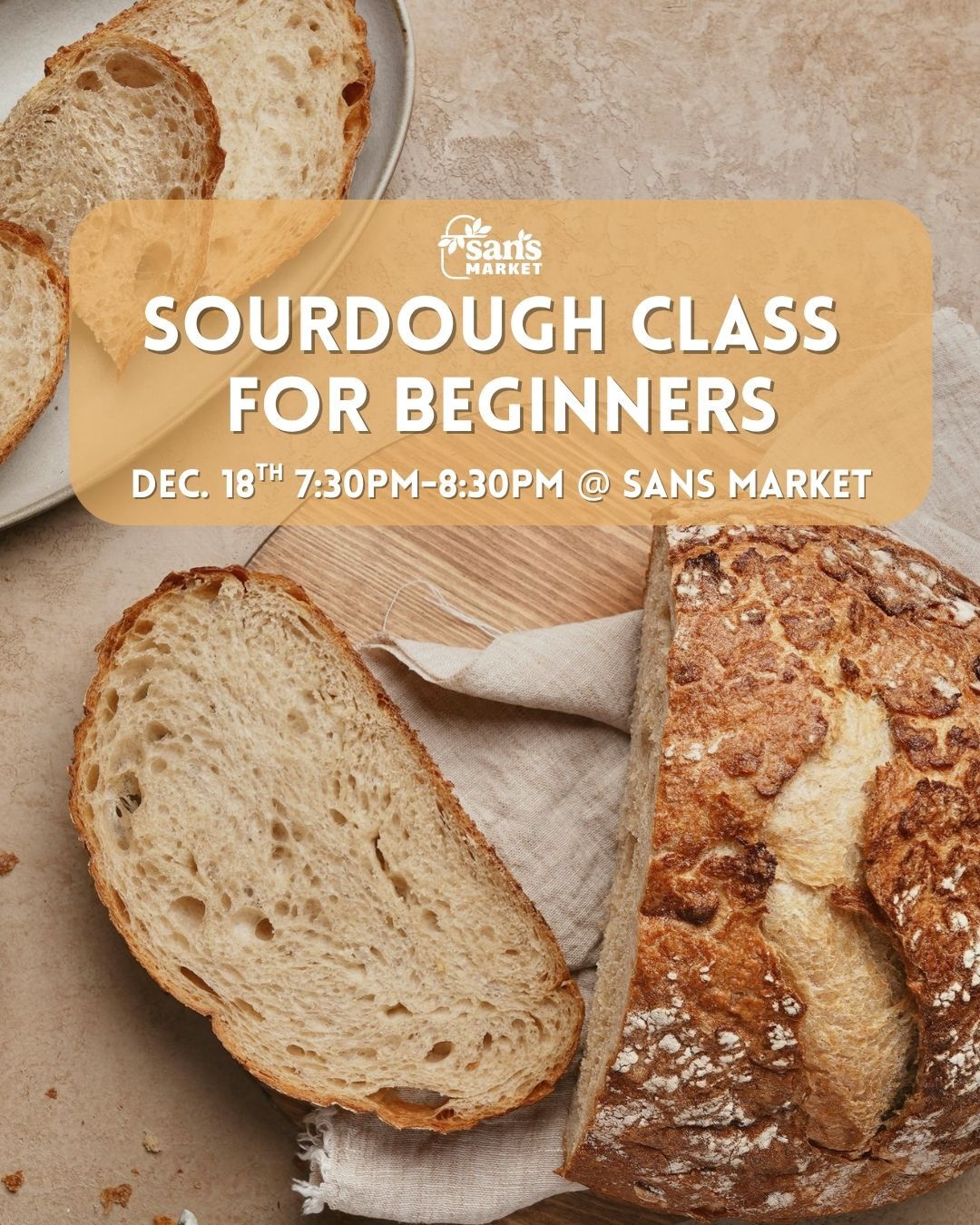 Sourdough for Beginners Class