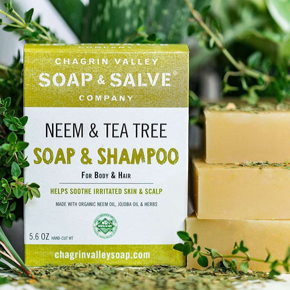 Shampoo Bar - Rectangle, Fragrance: Neem Tea Tree