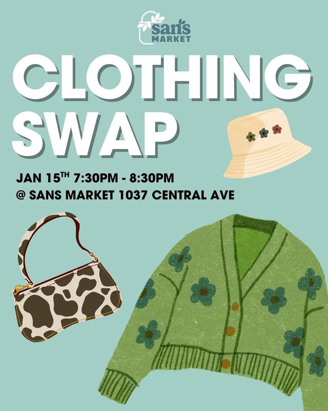 Quarterly Clothing Swap