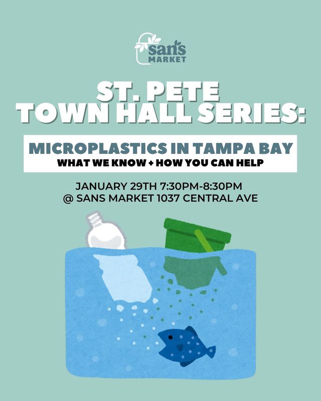 Town Hall Series: Microplastics in Tampa Bay