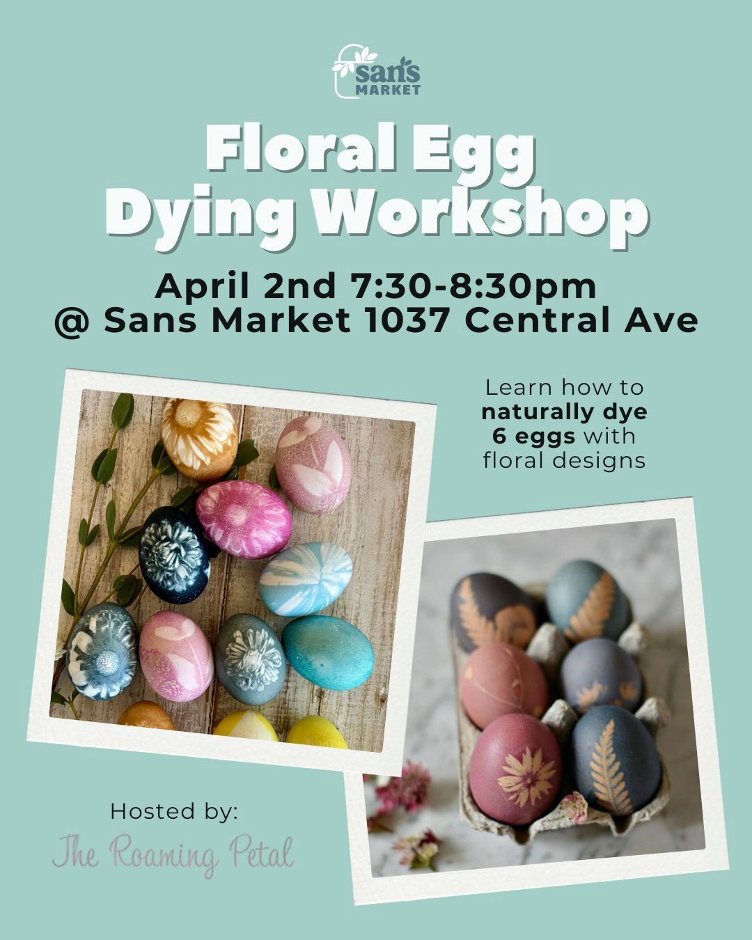 Floral Egg Dye Workshop