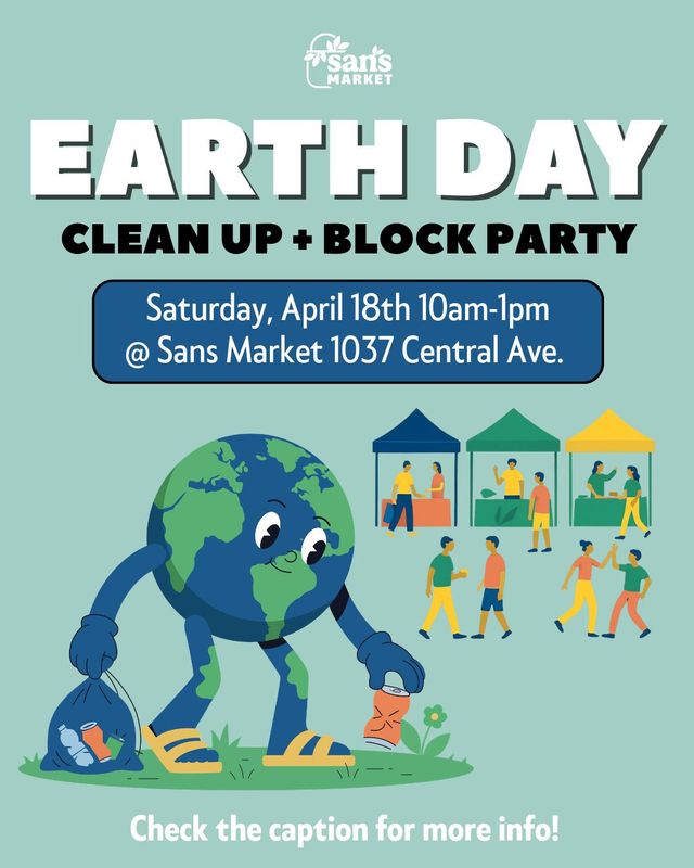 Earth Day Clean Up + Block Party