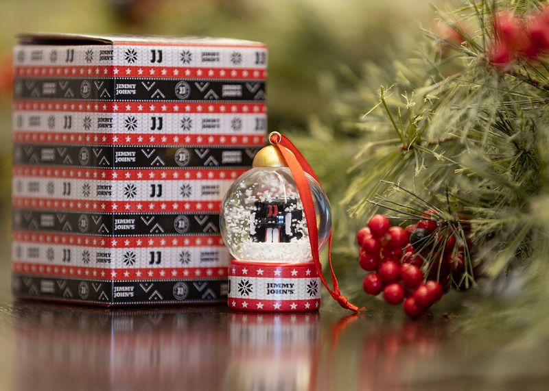 JJ SNOW GLOBE ORNAMENT