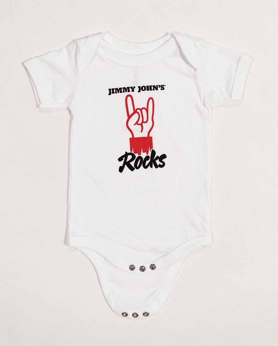 JIMMY JOHN&#39;S ROCKS ONESIE