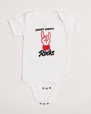 JIMMY JOHN&#39;S ROCKS ONESIE