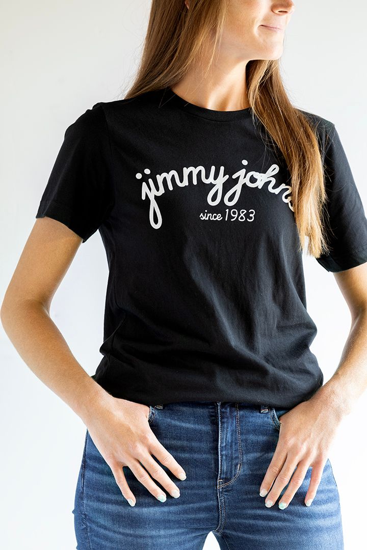 JIMMY JOHN&#39;S SCRIPT TEE, Size: S