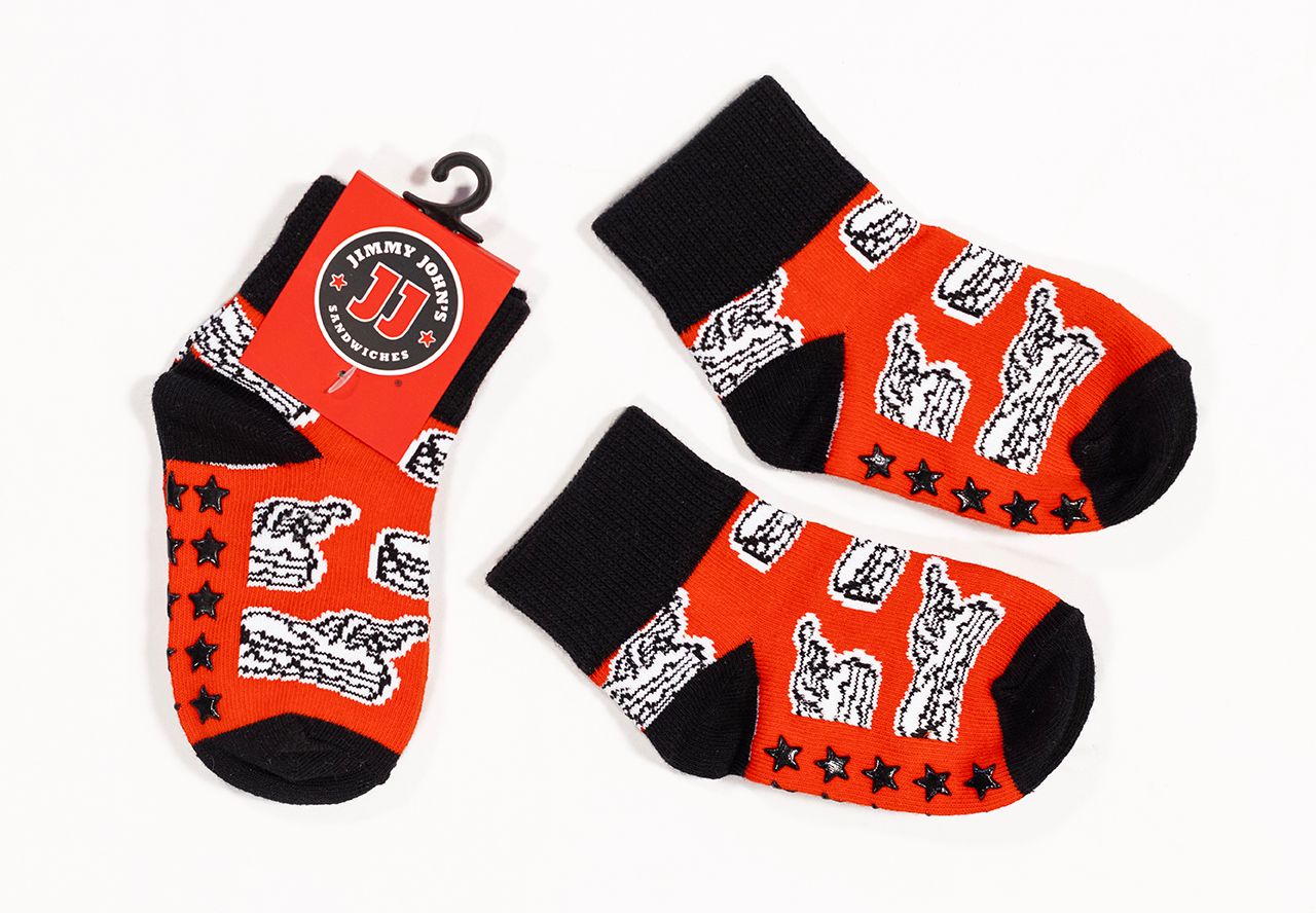 FLYING SANDWICH TODDLER SOCKS