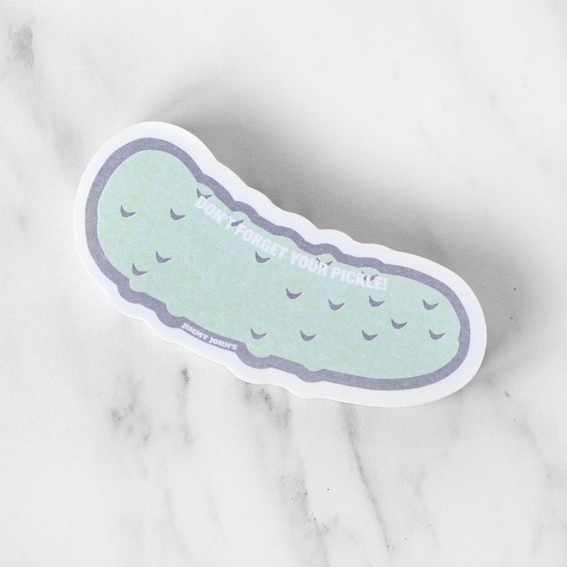 JJ PICKLE STICKY NOTEPAD