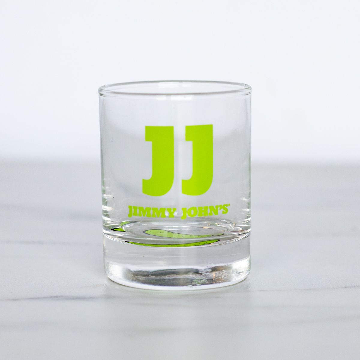 JJ PICKLE SHOT GLASS