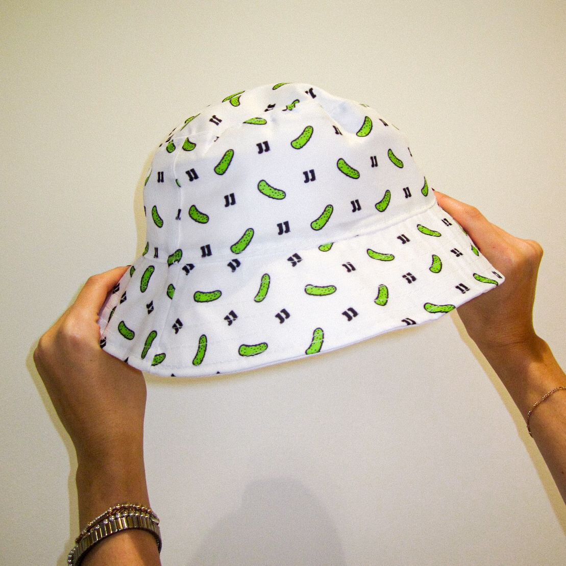 LE PICKLE BUCKET ICONIC HAT Le Pickle Embroidered Corduroy Hat – Pickleball Inspired  main image 4