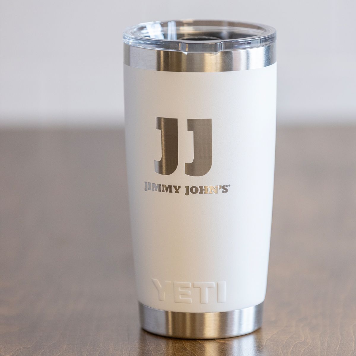 JJ&#39;S YETI RAMBLER® WHITE 20 OZ TUMBLER