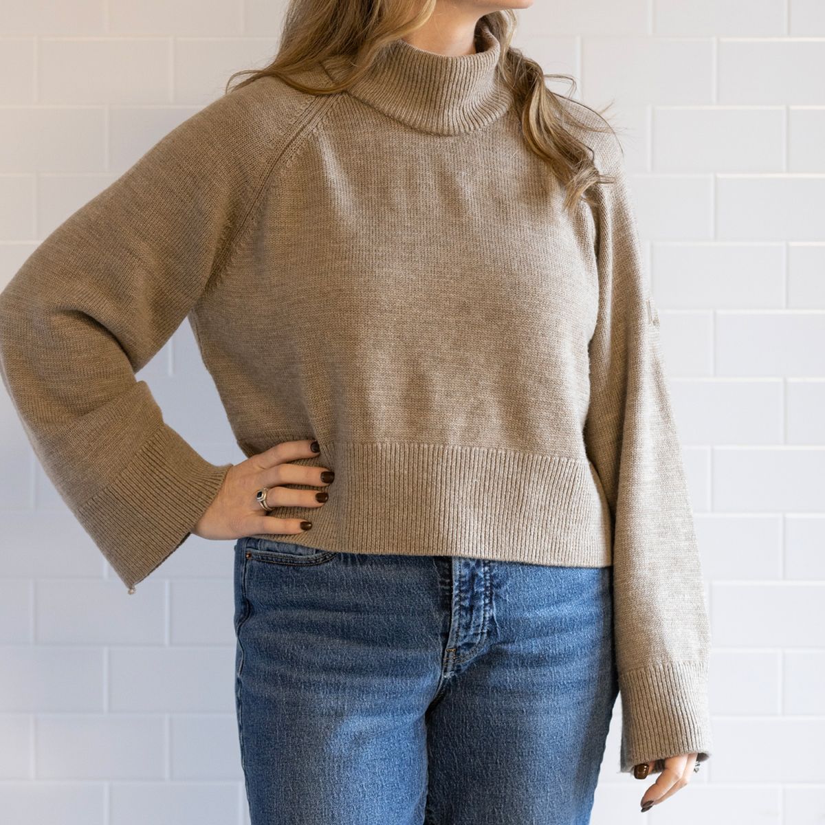 JJ QUINCE CROPPED SWEATER, Size: S