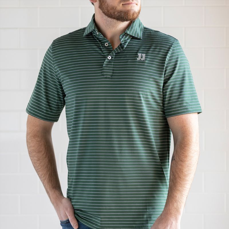 STITCH FERNWOOD STRIPED POLO