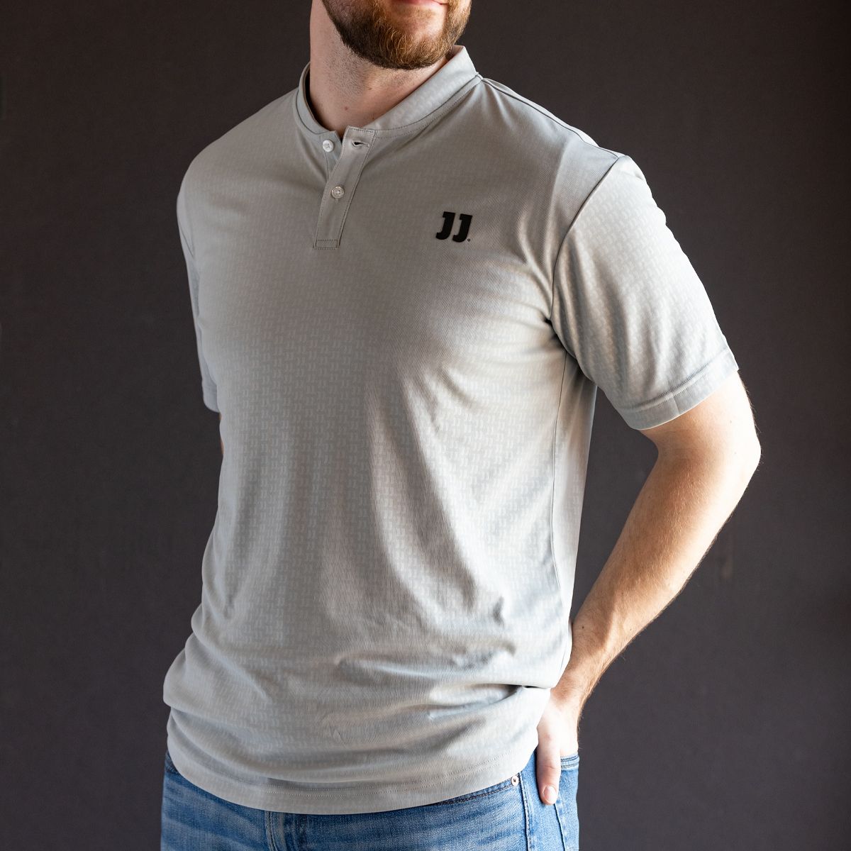 JJ EMBOSSED POLO, Size: S