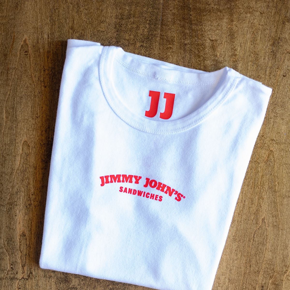 JJ WHITE BABY TEE, Size: S