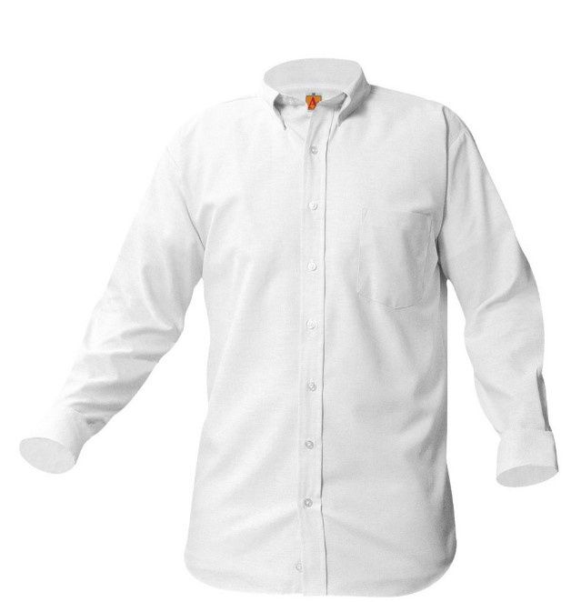 White Oxford Long Sleeve, Size: 4