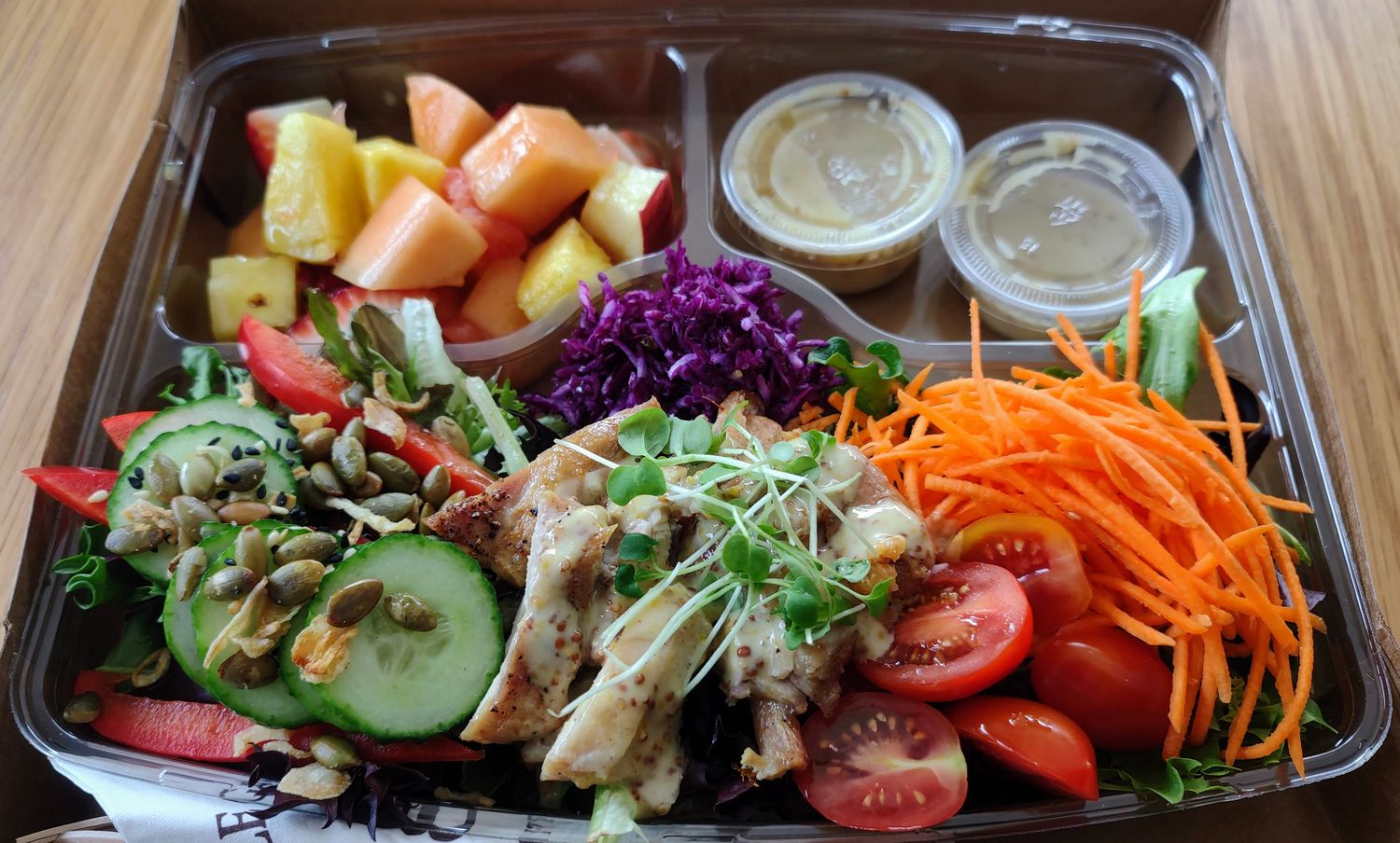 Bol  salade repas avec choix de protéines *sans lactose ni gluten*