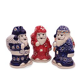 Illuminated Santas