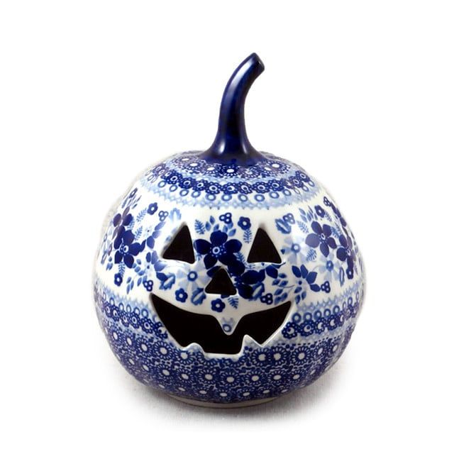 Indigo Garden Pumpkin Lantern - Sm