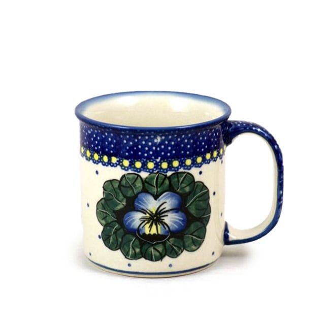 Pansies Straight Mug