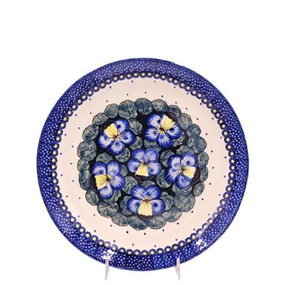 Pansies Dinner Plate 26