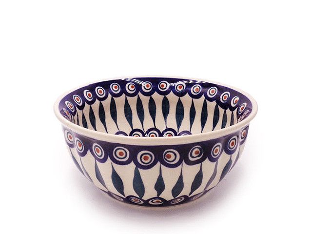 Peacock F21 Fluted Serving Bowl