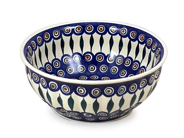 Peacock F24 Fluted Serving Bowl