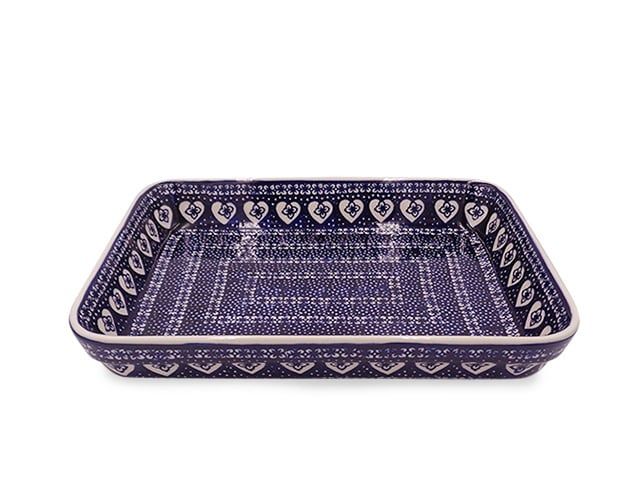 Nordic Hearts Rectangular Baker - Med
