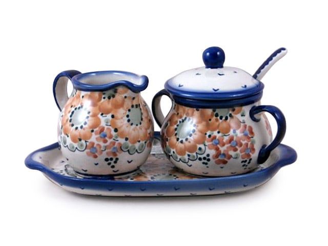 Avery Cream & Sugar w/ Tray Avery Cream & Sugar w/ Tray
