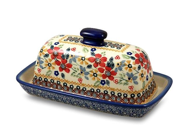 Posies Butter Dish
