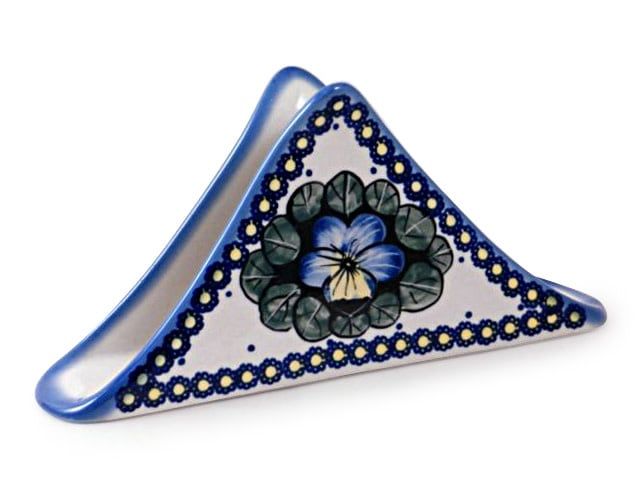 Pansies Triangular Napkin Holder