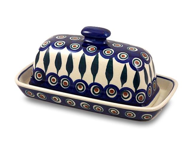 Peacock Butter Dish