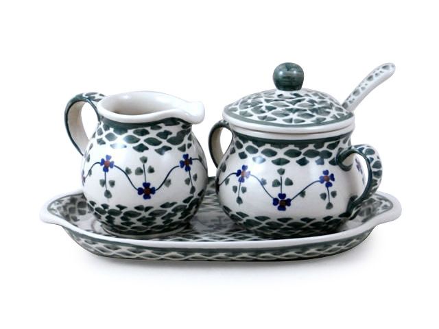 Rhine Valley Cream & Sugar w/ Tray Rhine Valley Cream & Sugar w/ Tray