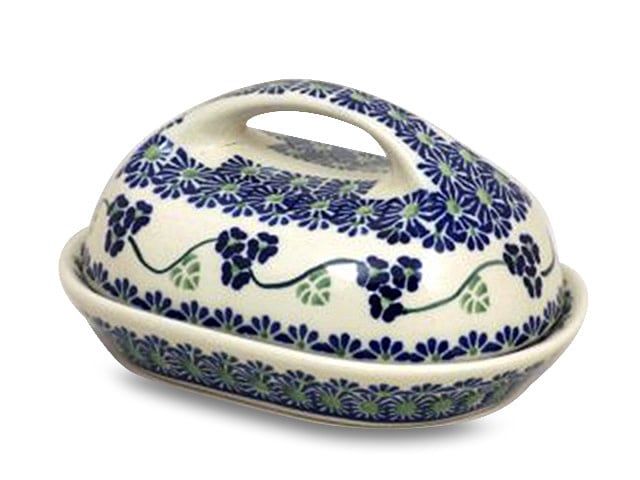 Three Sisters Butter Dish w/ Handle