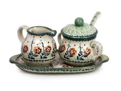 Tuscany Cream & Sugar w/ Tray Tuscany Cream & Sugar w/ Tray