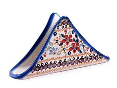 Posies Triangular Napkin Holder Posies Triangular Napkin Holder