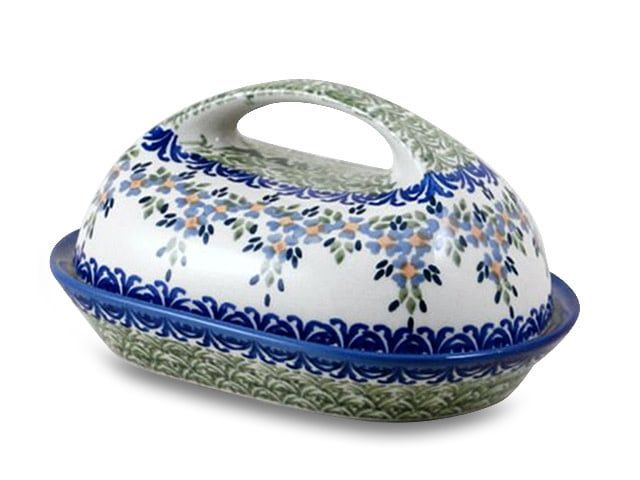 Wisteria Butter Dish w/ Handle